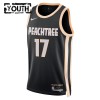 NBA Børn Trøje Atlanta Hawks Onyeka Okongwu 2025-26 Nike City Edition Sort Swingman